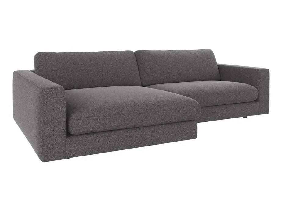 Rowico Home Duncan 3-sitssoffa Mörkgrå (Brenda 18) 258 x 103 x 78 cm