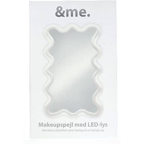 &me makeupspejl med LED lys - hvid