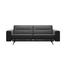 Soffa Stella Stressless 2,5-sits - läder Paloma new cognac/svarta stålben
