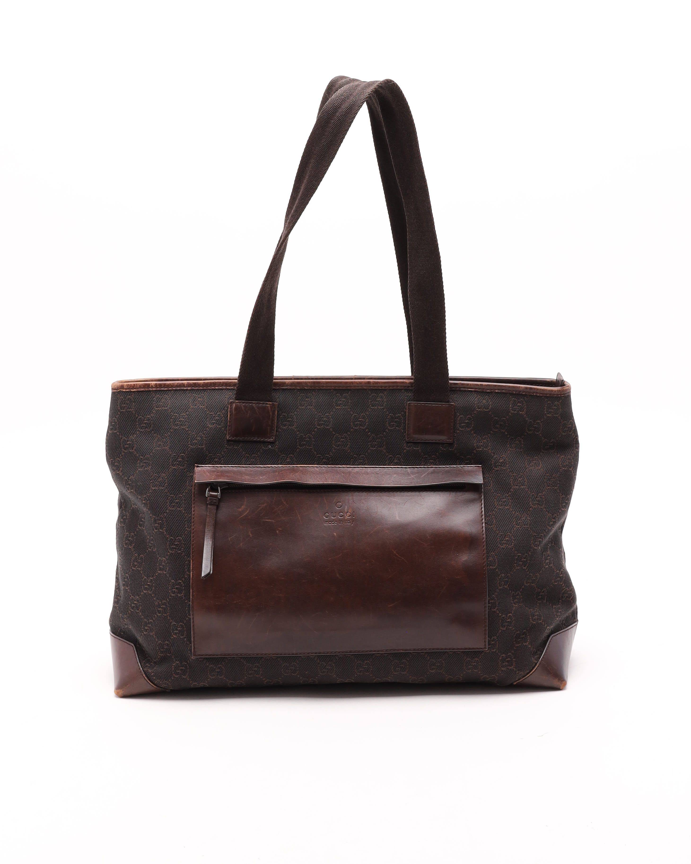 Gucci GG Tote Bag - Brown (One Size)