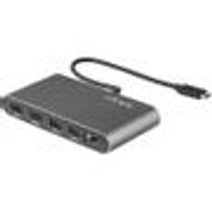 STARTECH Thunderbolt 3 Mini Dock - Portable TB3 docking station with dual monitors and HDMI 4K 60Hz GbE Mac/Windows