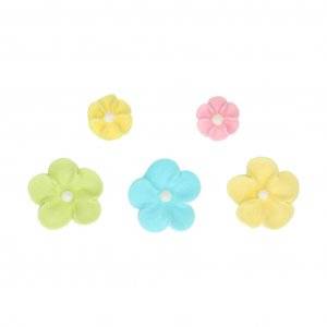 Sockerdekorationer - Blommor - Pastellmix - 32 st - Funcakes