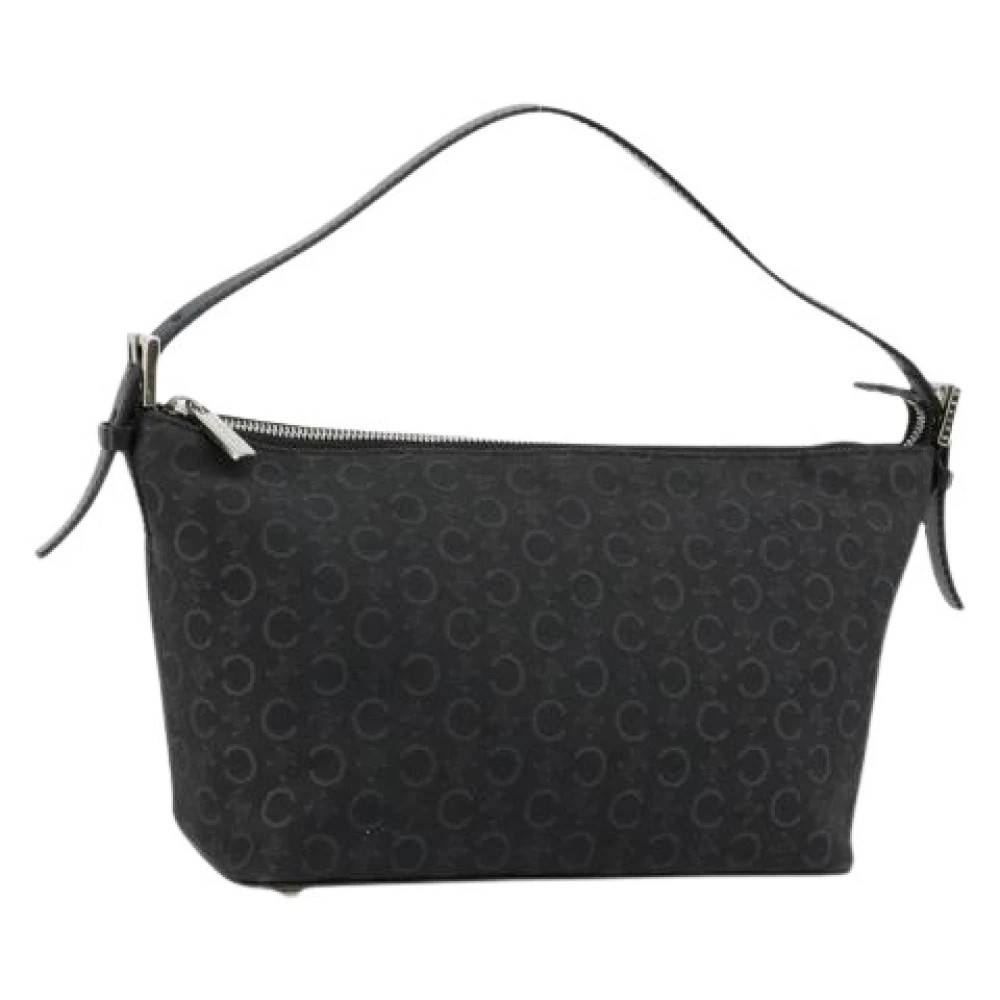 Celine Vintage - Pre-owned Vintage Canvas Shoulder Bag Vintage - Dam - ONE Size - Läder