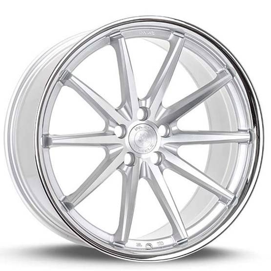 Imaz Wheels FF675 Silver / Polished / Stainless Steel Lip 9X20 5/108 ET38 CB65,1