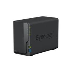 Synology Disk Station DS223 - NAS-server - 2 fack - SATA 6Gb/s - RAID RAID 0, 1, JBOD - RAM 2 GB - Gigabit Ethernet - iSCSI support