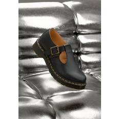 Dr. Martens POLLEY T BAR SHOE - Slip-ins - black smooth