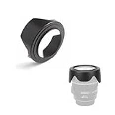 Kameralins 62 mm vändbar tulpan blomma lins huva för Panasonic Lumix G9 II spegelfri kamera med Leica DG 12-60 mm f/2,8-4 objektiv
