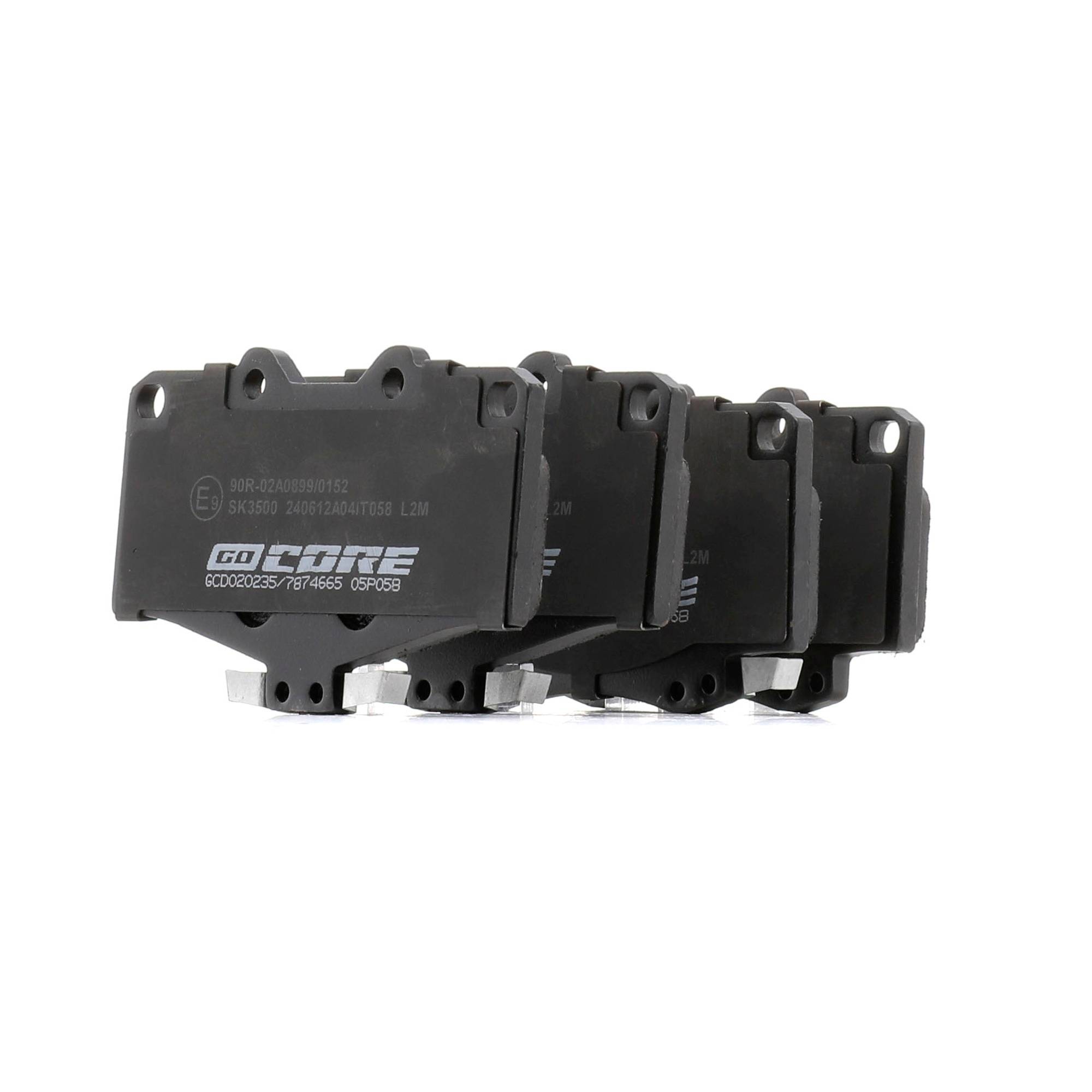 goCORE Bremseklodser VW,TOYOTA GCD020235 0446535240,04465YZZAF,04465YZZDJ 0449135190,0446535280,9100712,0446535030,0446535031,04465YZZDH,0449135171