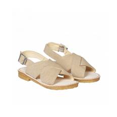 Angulus - Ã…ben Sandal Kanvas Sand - Sandaler til Pige - Str. 29