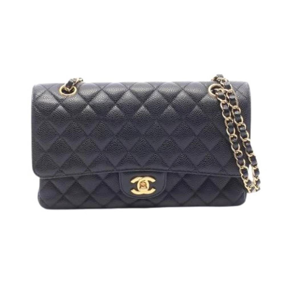 Chanel Vintage Pre-owned Vintage Skuldertaske - Vintage - Dame - Sort - ONE SIZE - Uld