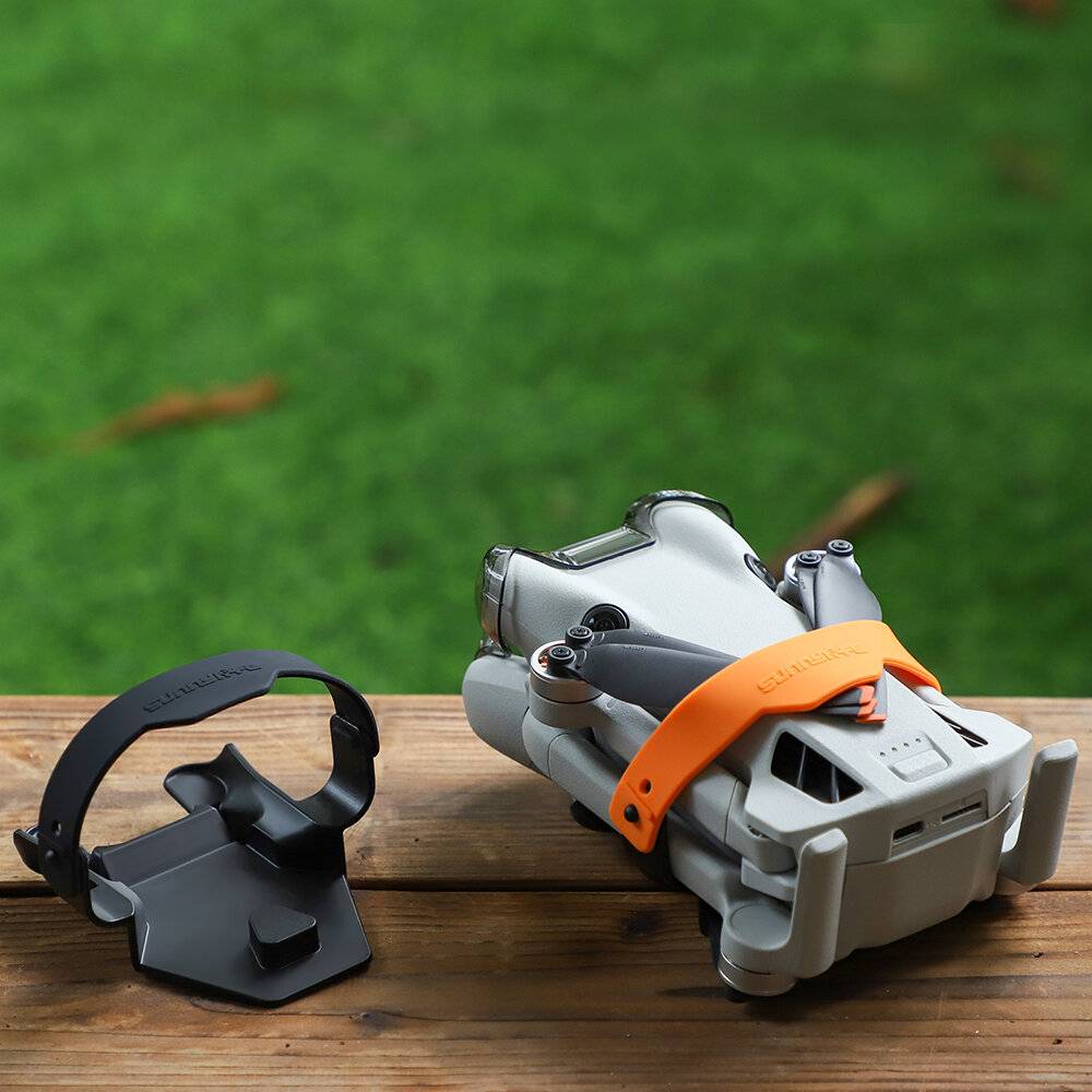 Sunnylife Silikonpropellerstabilisator, bladhållare, fixatorplattor, skyddande remmar för DJI Mini 4 PRO RC Drone Quadco