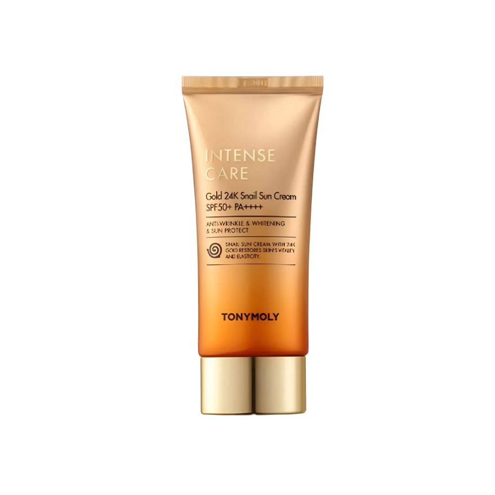 TONYMOLY Intense Care Gold 24K Snigel Solkräm SPF50+ PA+++ Anti-Aging UV-skydd 50ml