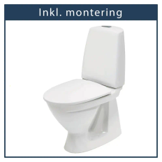 inkl. montering, Ifø Sign Gulvstående toilet, m/S-lås inkl. alm toiletsæde