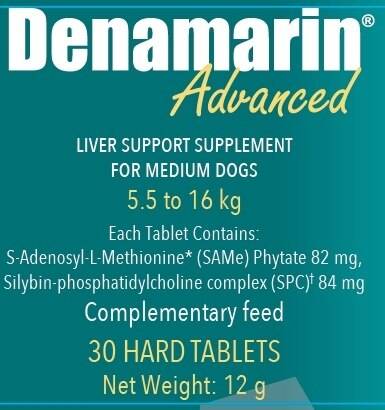 Denamarin - levertillskott för hund och katt - Medium