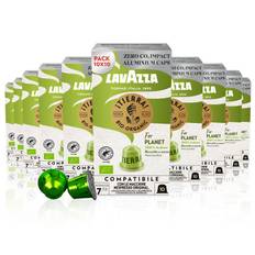 10 x pakker Lavazza Tierra Organic Aluminiums kapsler til Nespresso® (100 kapsler)