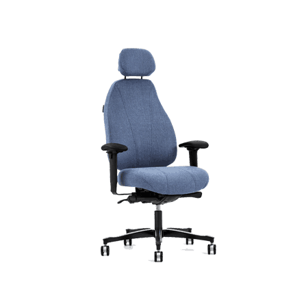 Malmstolen 7000 XL - Med armlæn - 45-55 cm - Uden nakkestøtte.