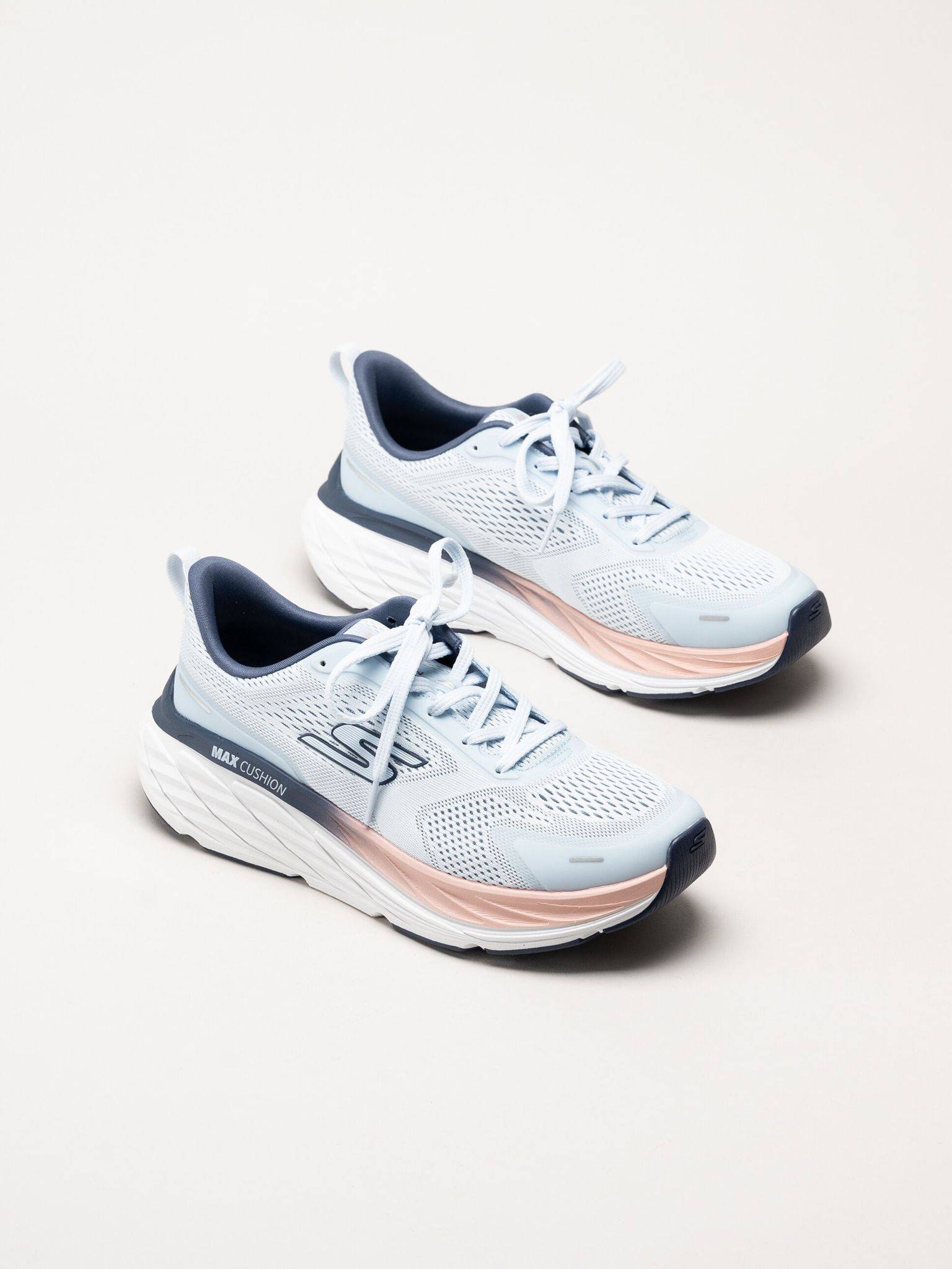 Skechers - Max Cushioning Elite 3 - Ljusblå sportskor i mesh storlek 37 - Blå (37)