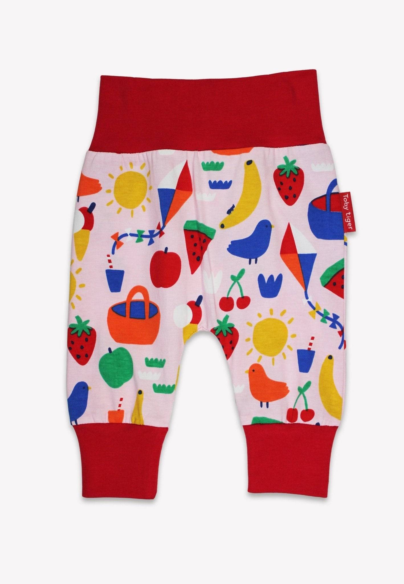 Organic Picnic Print Yoga Pants - 2-3y / 98cm