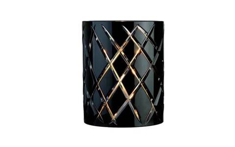 Hurricane Crystal Black Ljuslykta Large