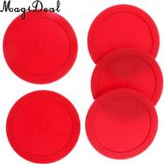 Magideal 5 stycken 62mm röda air hockey ersättningspuckar för full storlek air hockey bord