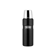 Termos med Tryck / Gravyr - 500 ml - Stål - Thermos King (fr. 12 st); Silver