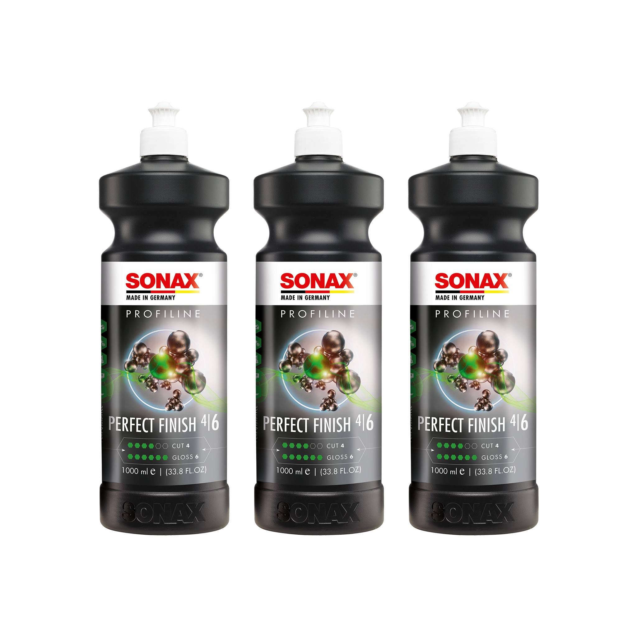 PROFILINE PerfectFinish "4/6" Finish Polish (up to P2000) - 3 x 1 Liter Set