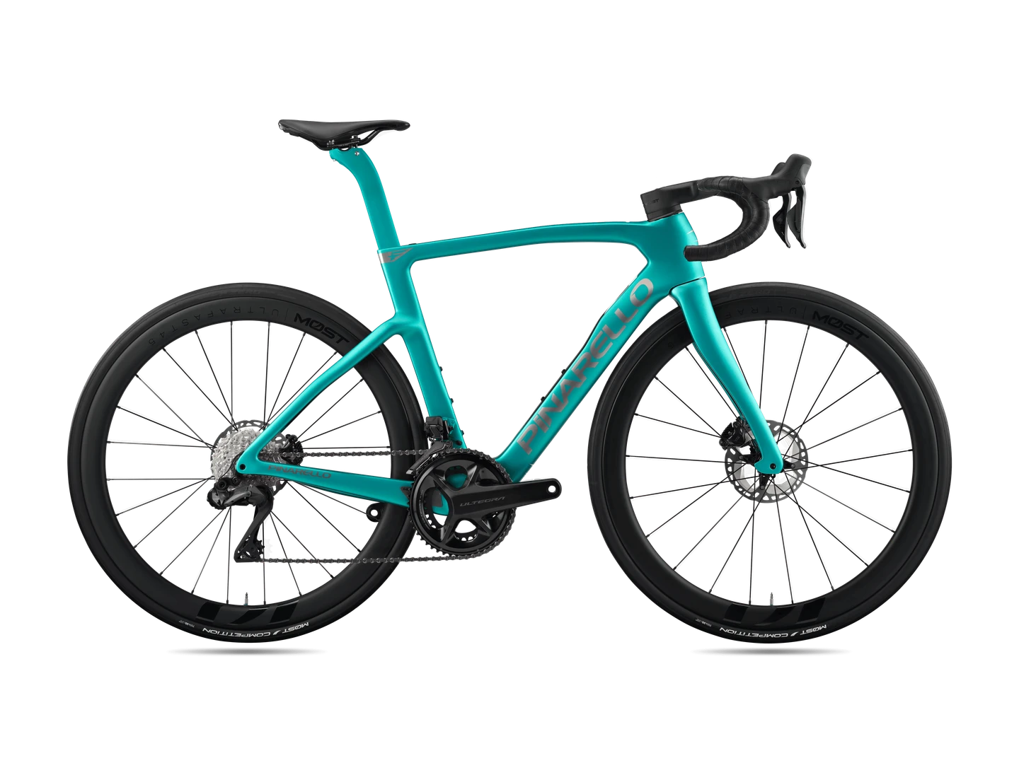 Pinarello F7 2025 - Shimano Ultegra Di2 2×12sp - MOST Ultrafast 45 - 064 / 51,5 / Formula Green Matt