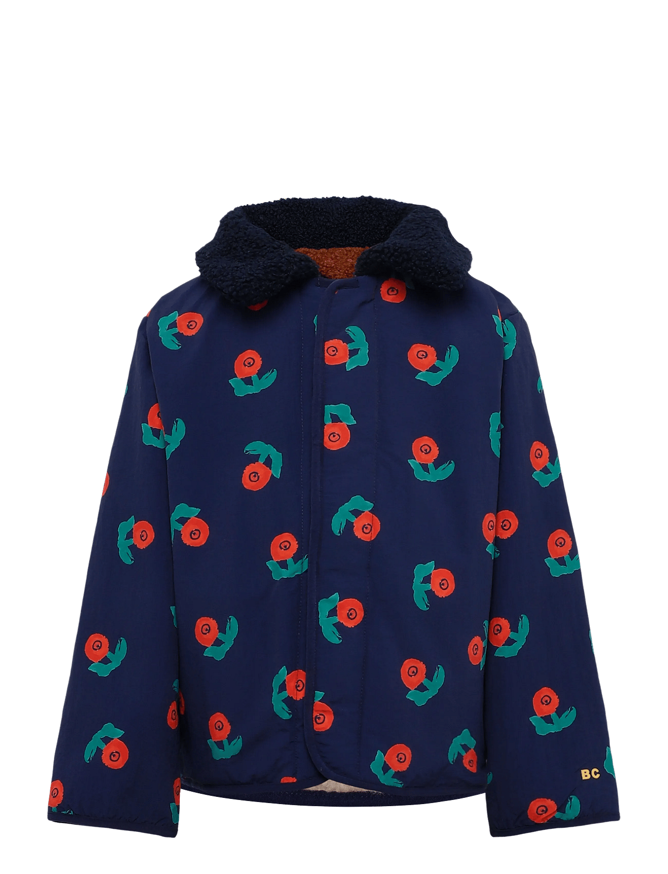Bobo Choses Stamp Bloom All Over Reversible Jacket - Navy - 110