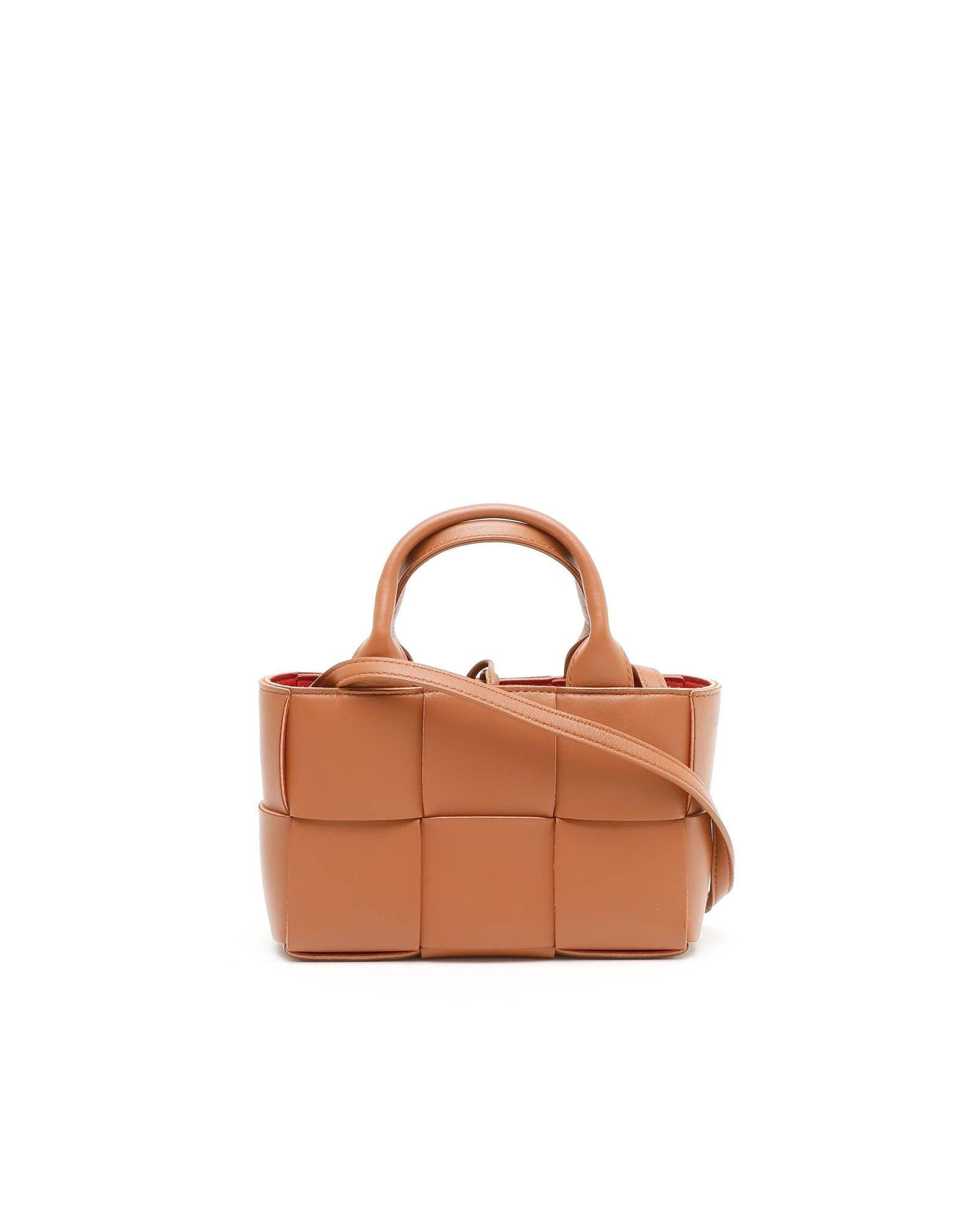 Bottega Veneta Mini Arco Tote Bag - Brown - One Size