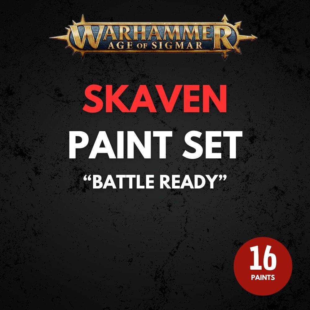 Skaven Paint Set Warhammer Age of Sigmar - Battle Ready.