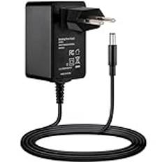 Guy-Tech Global AC/DC-adapter kompatibel med Hannspree Hanns.G HL203DPB HL203DPBUFWD3 HL203 DPB HannsG 20 tum bred skärm LED LCD-skärm strömförsörjningskabel laddare EU-kontakt