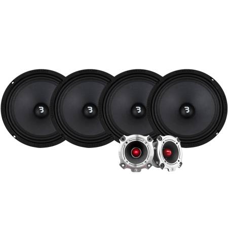 4-pack Bass Habit SP200M med SP25HT, SPL-paket