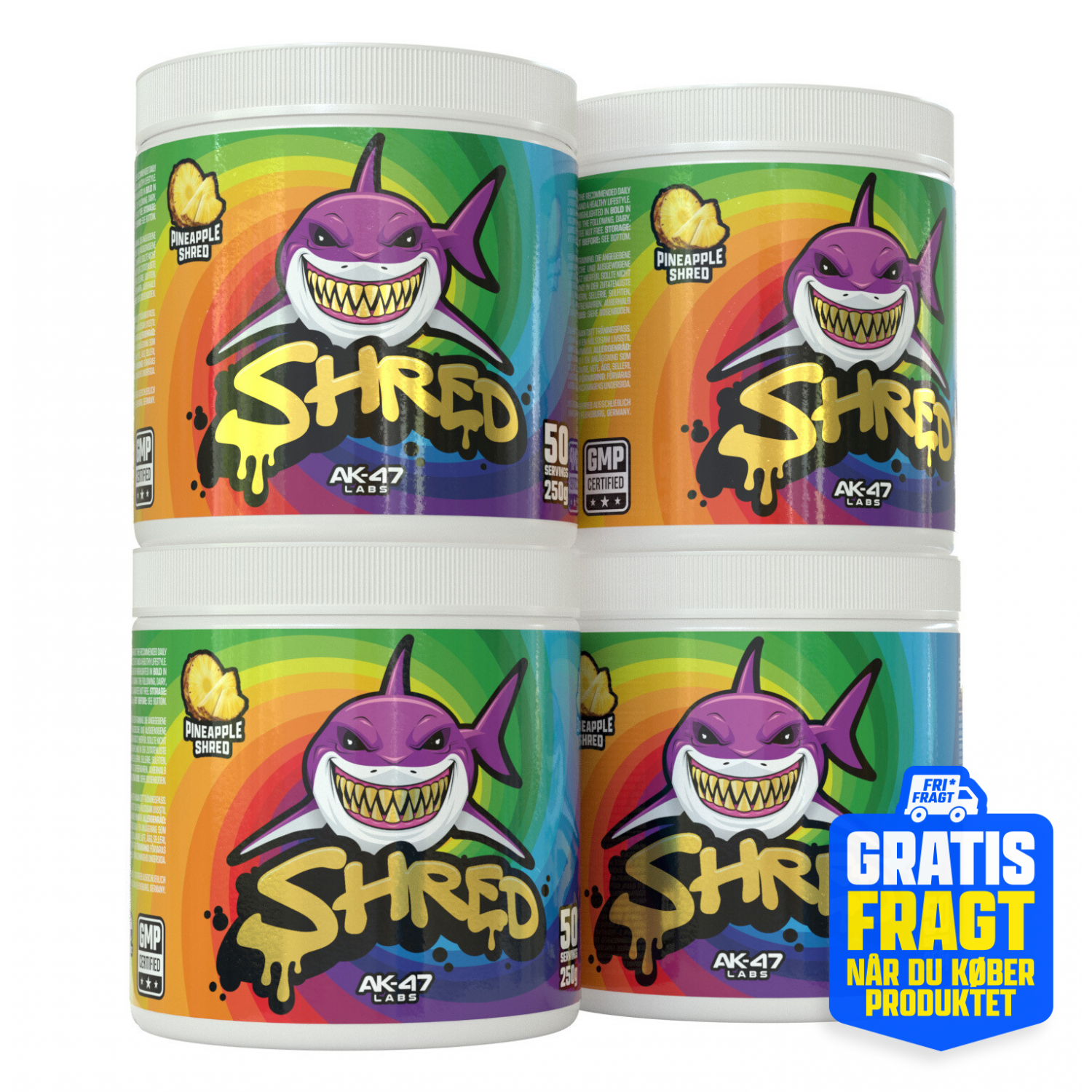 Shred pre-workout (4 x 50 portioner)