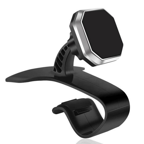 Easy Clip Magnetic Car Mobile Phone Holder Dashboard Car Holder Magnet Car Mobile Phone Holder Universal GPS Stand Mount Display 360 Rotatable