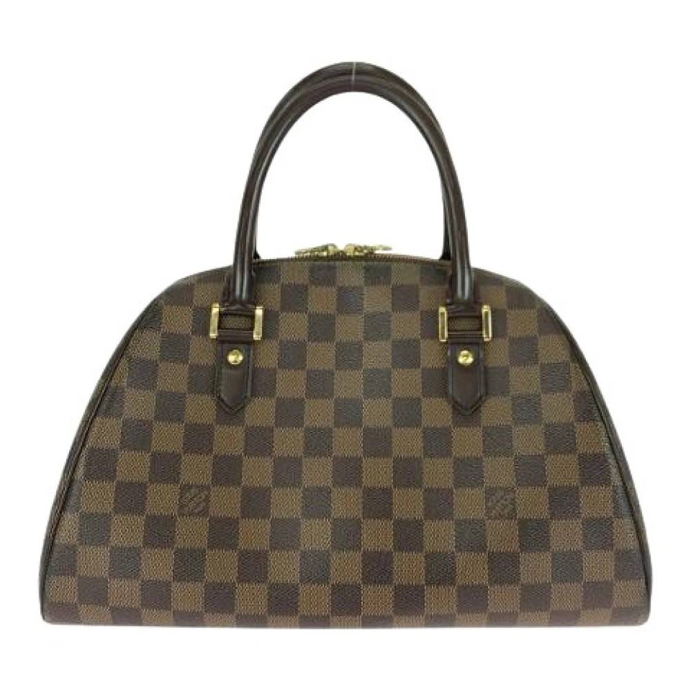 Louis Vuitton Vintage Pre-owned Damier Ribera MM Tote Taske - Vintage - Dame - Brun - ONE SIZE - Læder