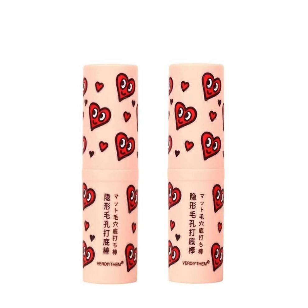 2pcs Invisible Pore Face Primer Long Lasting Makeup Primer Stick Foundation Oil Control Facial Matte Primer 2023 New Invisible 2pcs Pore Long Lasting