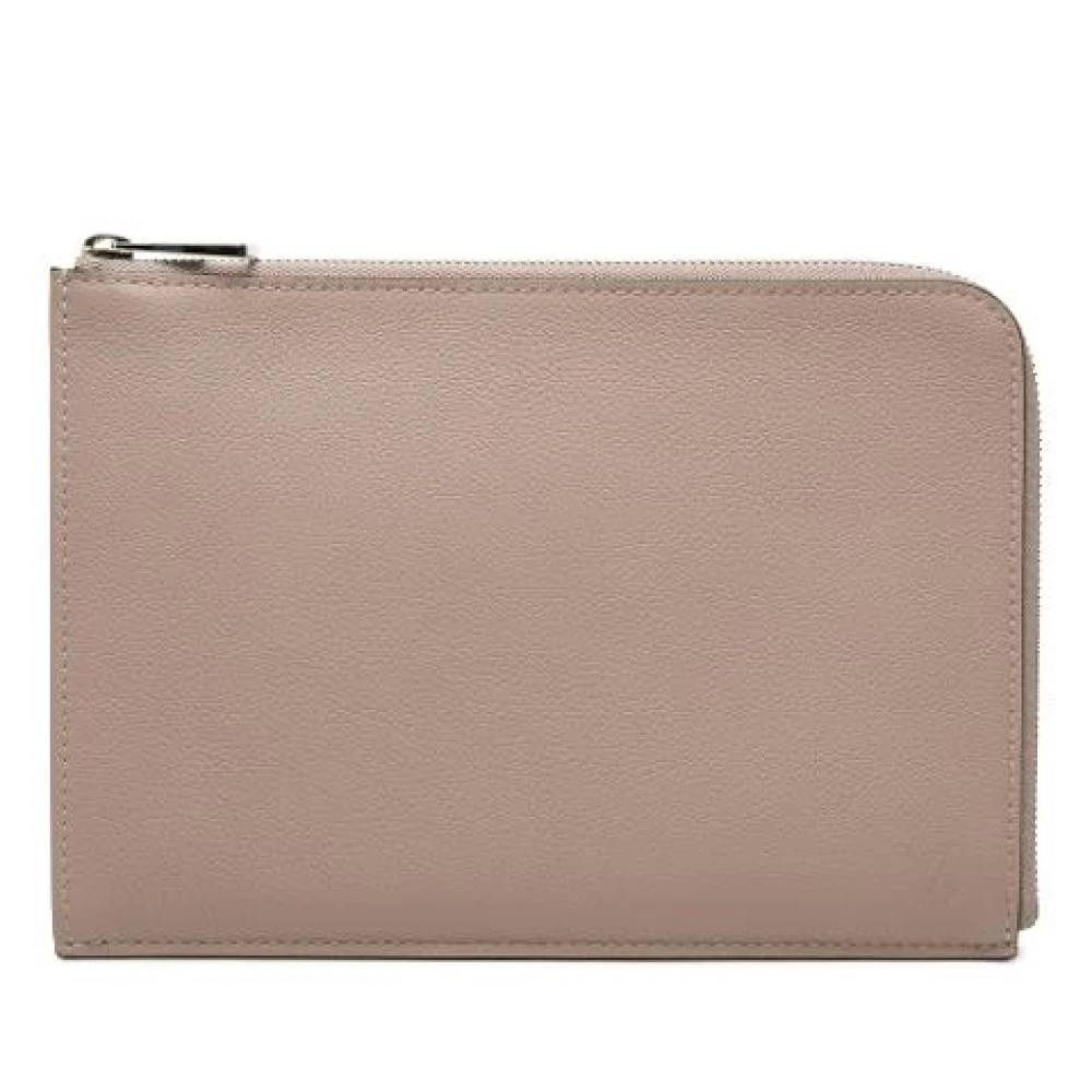 Louis Vuitton Vintage Pre-owned Pochette Jour - Vintage - Dame - Beige - ONE SIZE - Læder
