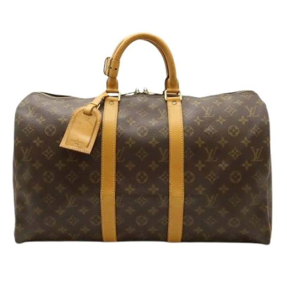 Louis Vuitton Vintage Pre-owned Monogram Boston Bag - Vintage - Dame - Brun - ONE SIZE - Læder