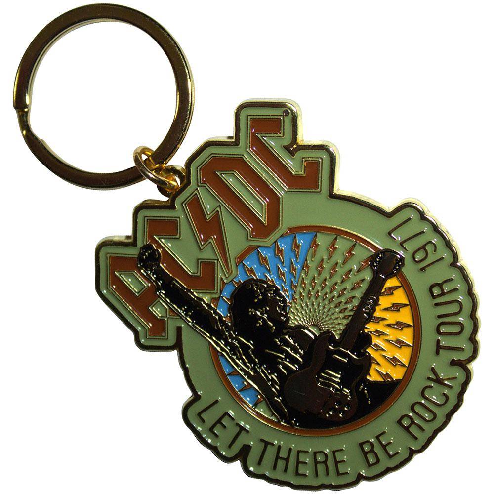 AC/DC Let There Be Rock Tour Â´77 Keyring One Size