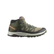 Salomon OUTRISE mid GTX - Olive Night/Rainy Day/Sugar Almond - Sort / 10,5 (45 1/3 )