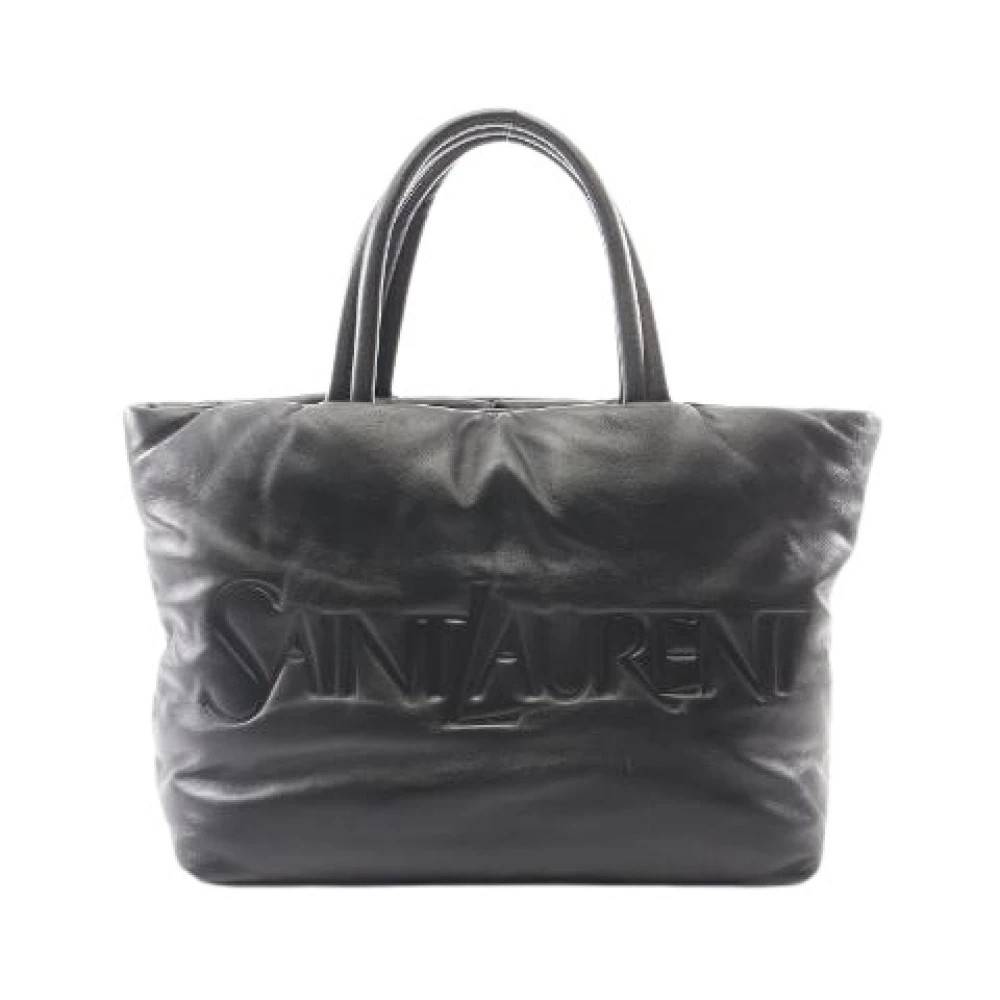 Yves Saint Laurent Vintage - Pre-owned Paris Puffer Läder Tote Bag Vintage - Herr - ONE Size - Läder