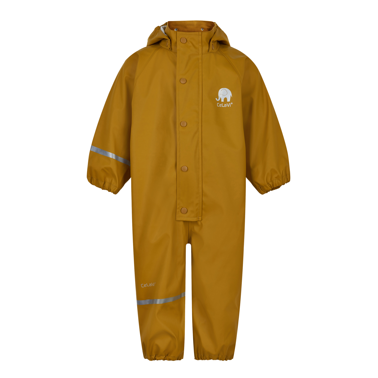 CeLaVi Børne Regndragt - Buckthorn Brown - 70