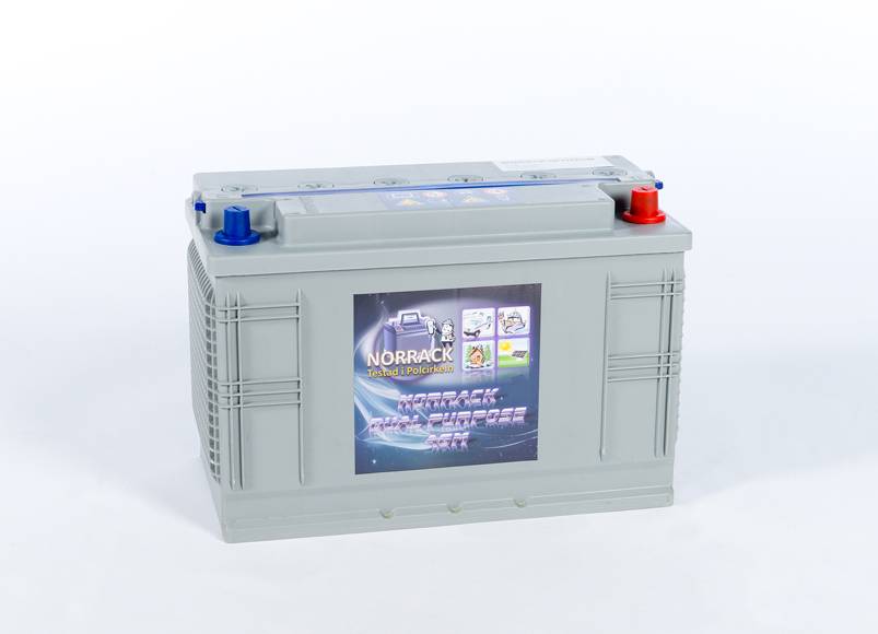 3 st NORRACK Dual Purpose AGM 12 V 115 Ah