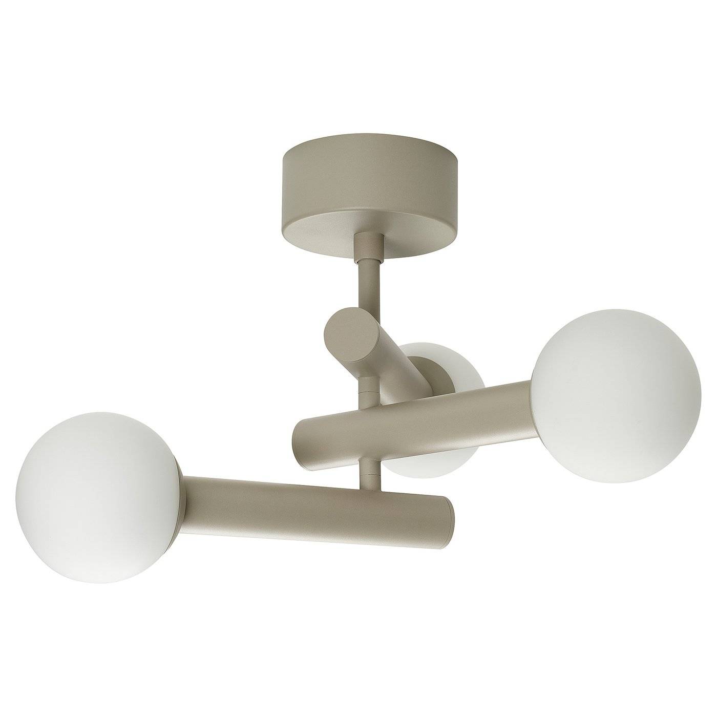 KRANBALK taklampa, beige