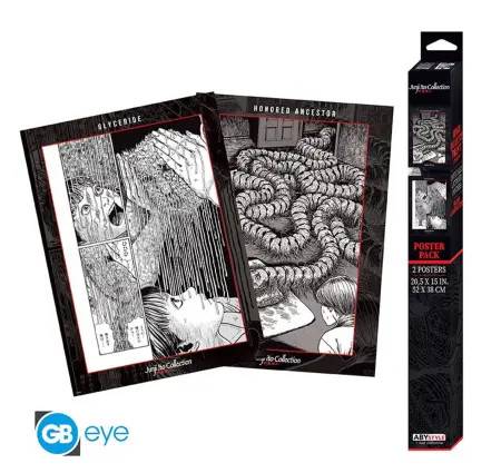 Junji Ito Artwork Collection Posters 2-Pack (52*38cm)