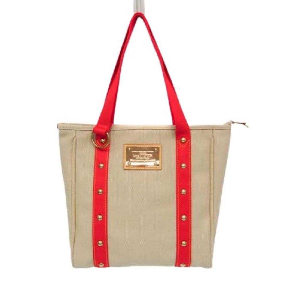 Louis Vuitton Vintage Pre-owned Cabas MM M40035 - Vintage - Dame - Beige - ONE SIZE - Uld