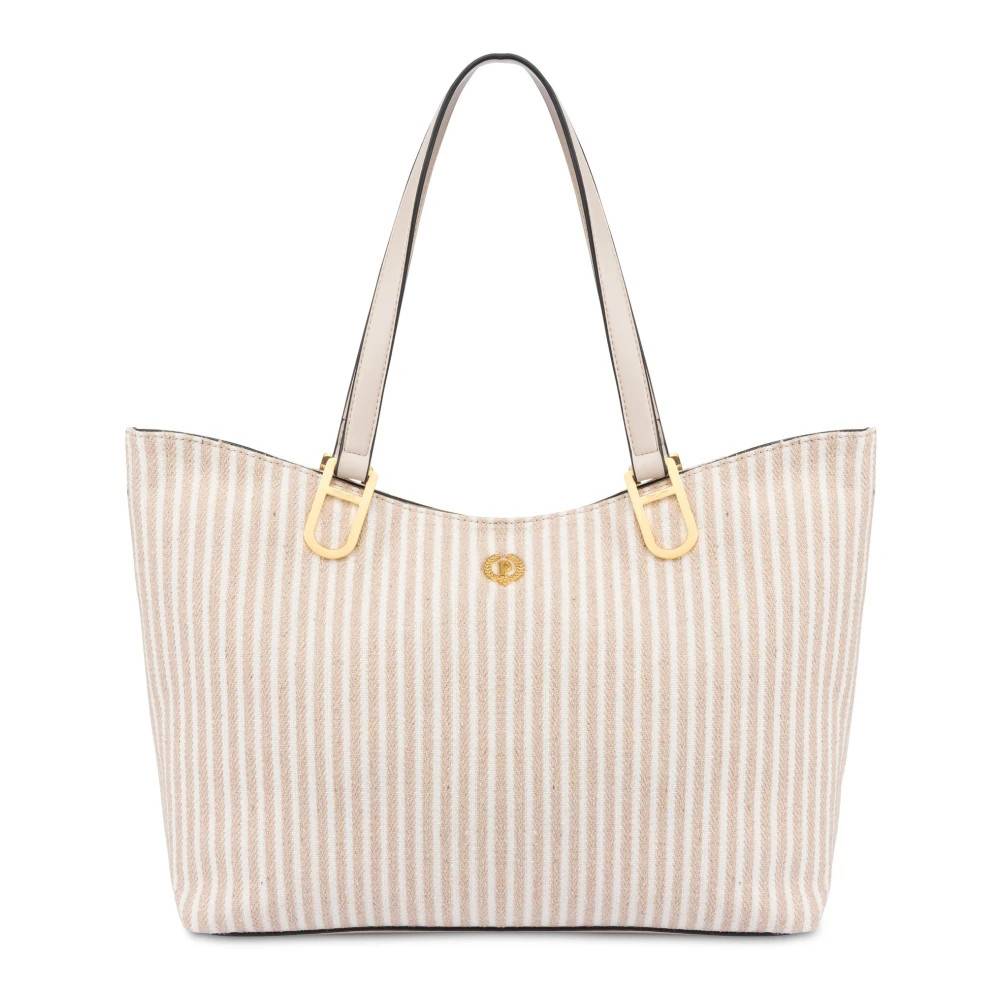 Pollini Shopping Tote - Tasker - Dame - Beige - ONE SIZE -