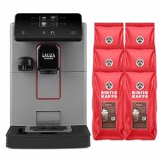 Gaggia Magenta Prestige Moonlight Grey Espressomaskine ICE Inkl. 6kg Rigtig Kaffe Crema Intenso Hele kaffebønner