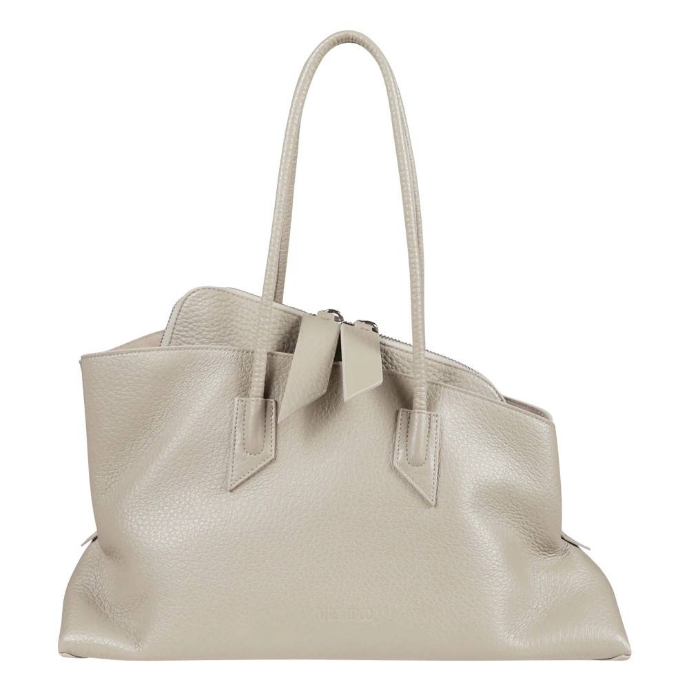 The Attico La Passeggiata Medium Top Handle Bag - Tasker - Dame - Beige - ONE SIZE - Læder