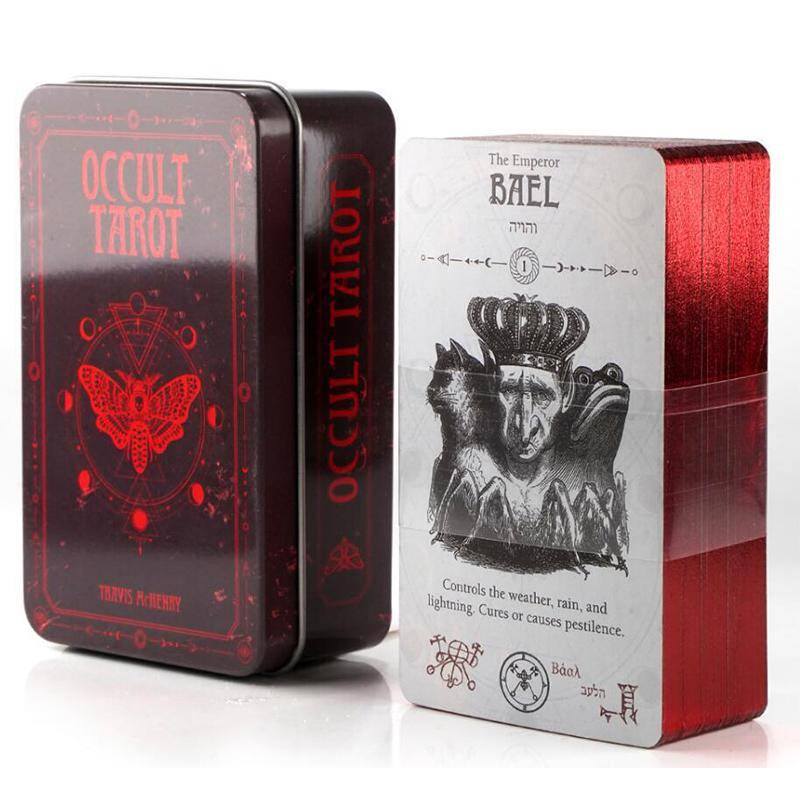 Tarot Brädspel Festspel Klassiskt Tarotkortspel Multiplayer Festspel Vänners Spel gray